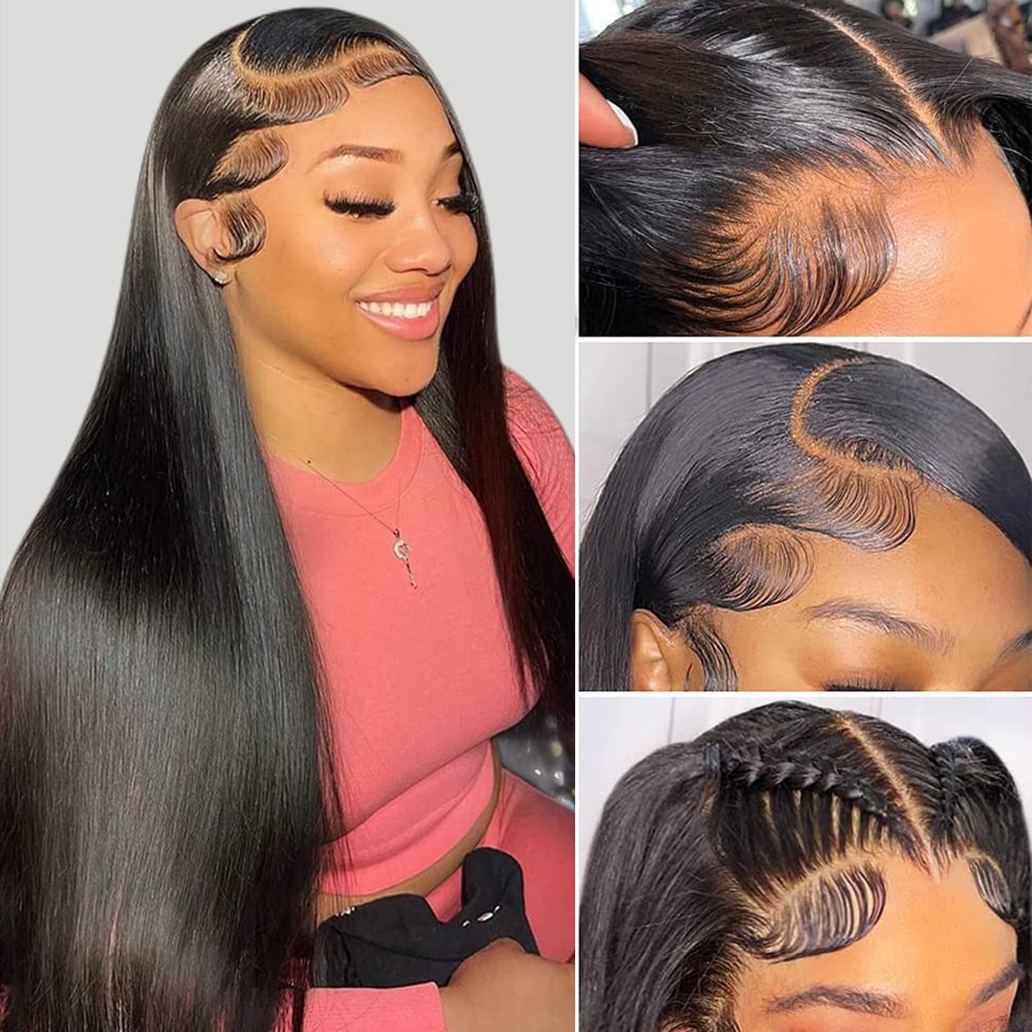 VIP Extensions Off Black Body Wave Human Hair Full Lace Wig