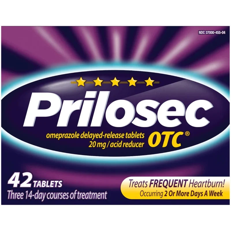 Prilosec OTC 20mg Delayed-Release Tablets (42ct)
