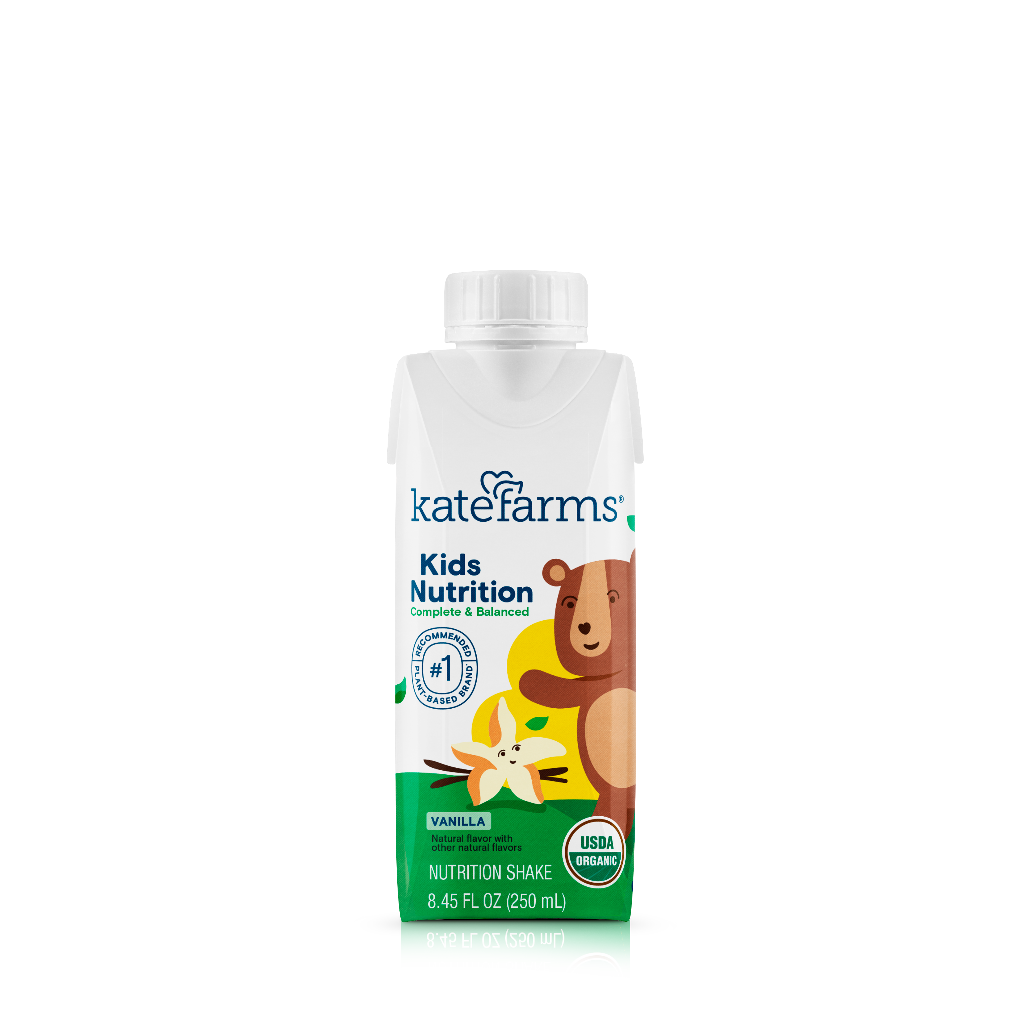 Kate Farms Kids Complete & Balanced Nutrition Shake - Vanilla, 250 mL