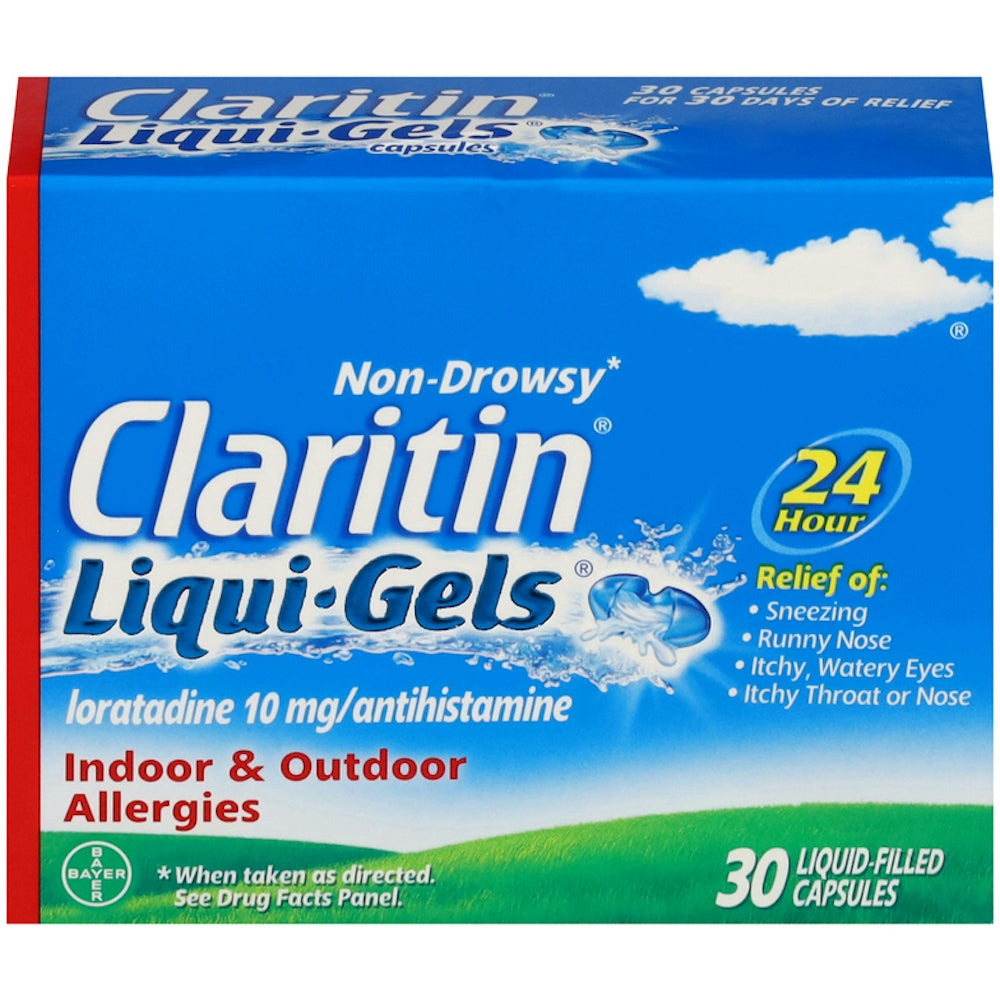 Claritin® 10 mg 24-Hour Non-Drowsy Liqui-Gels®, 30 EA
