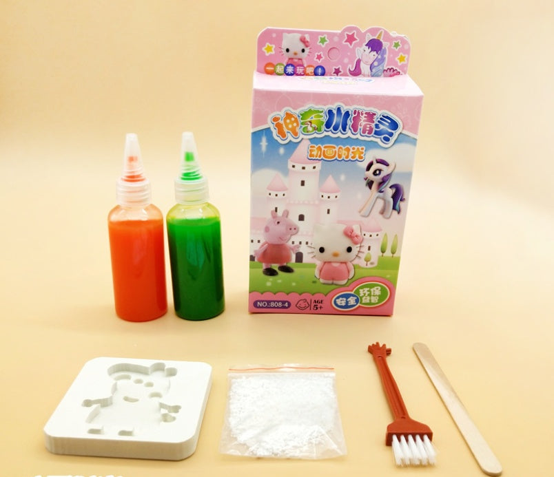 Children's Ocean Water Baby Crystal Mud DIY Water Elf Toy Set
