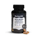 BetterAlt Sea Moss 6-in-1 Vitality Formula with Ashwagandha & Black Seed Oil, 120 Capsules