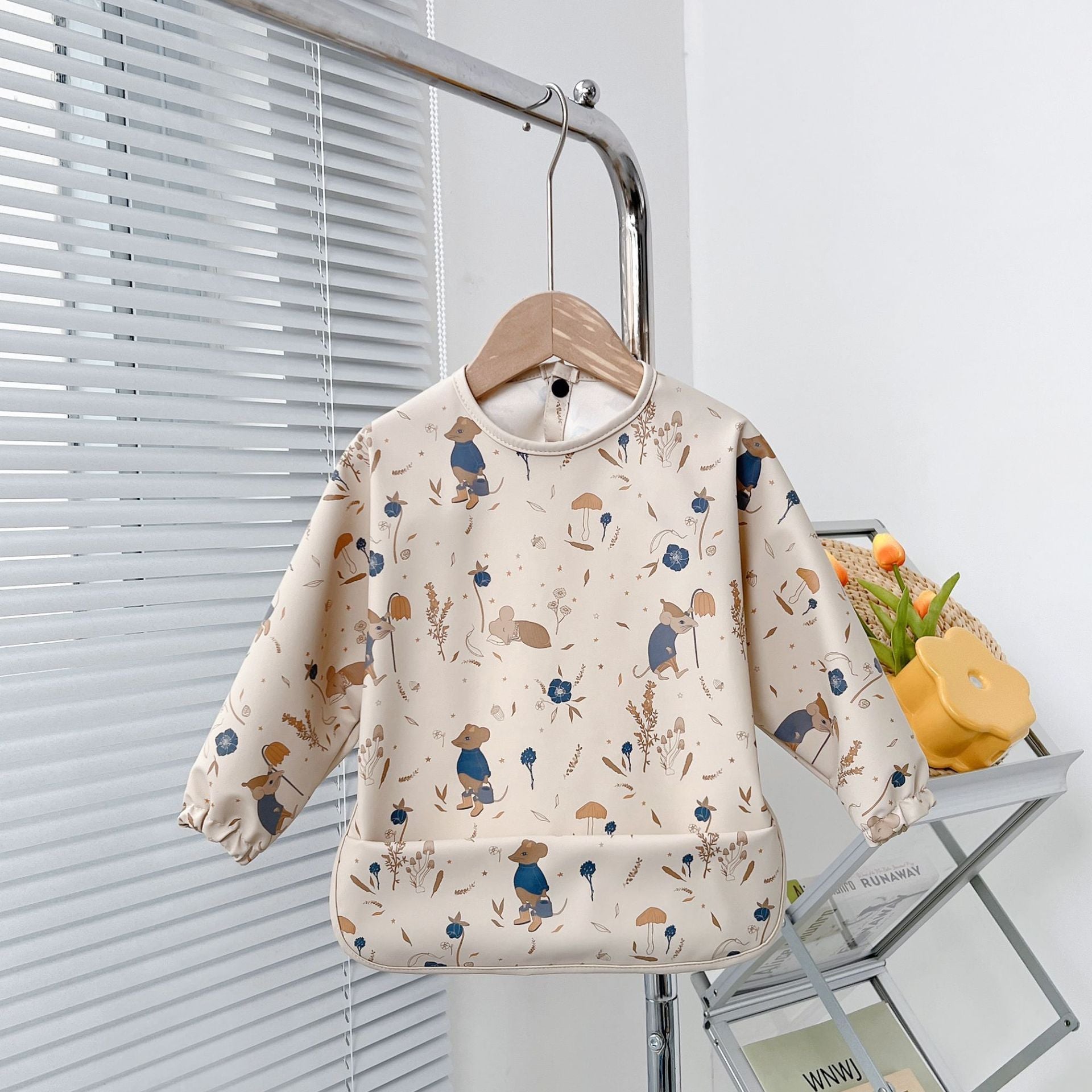New Children's Waterproof Inside-out Wear Anti-dirty Overclothes