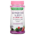Nature's Bounty Optimal Solutions Gorgeous Sleep Gummies, Melatonin & Collagen, Mixed Berry, 60 Ct