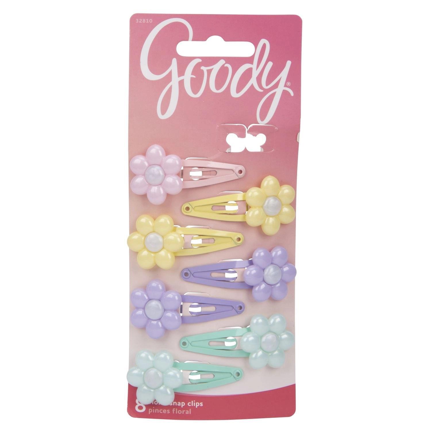 Goody Girls Snap Clips, Flower