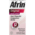 Afrin Original Nasal Spray Maximum Strength Decongestant 0.5 Fl Oz