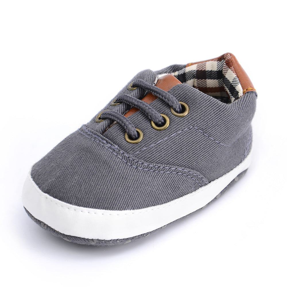 Casual Lace-Up Soft-Soled Baby Toddler Shoes