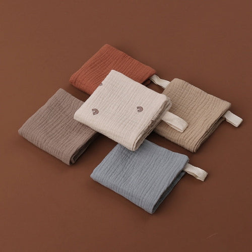 Baby Four-Layer Gauze Cotton Small Square Towel Saliva Towel Face Towel