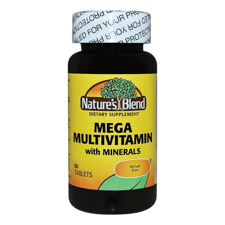 Nature's Blend® Mega Multivitamin – With Minerals – 60 Tablets