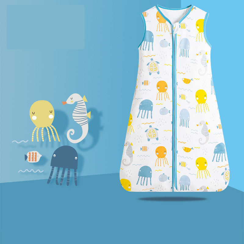 Baby Vest Pajamas Sleeveless Baby Kick-proof Children Sleeping Bag