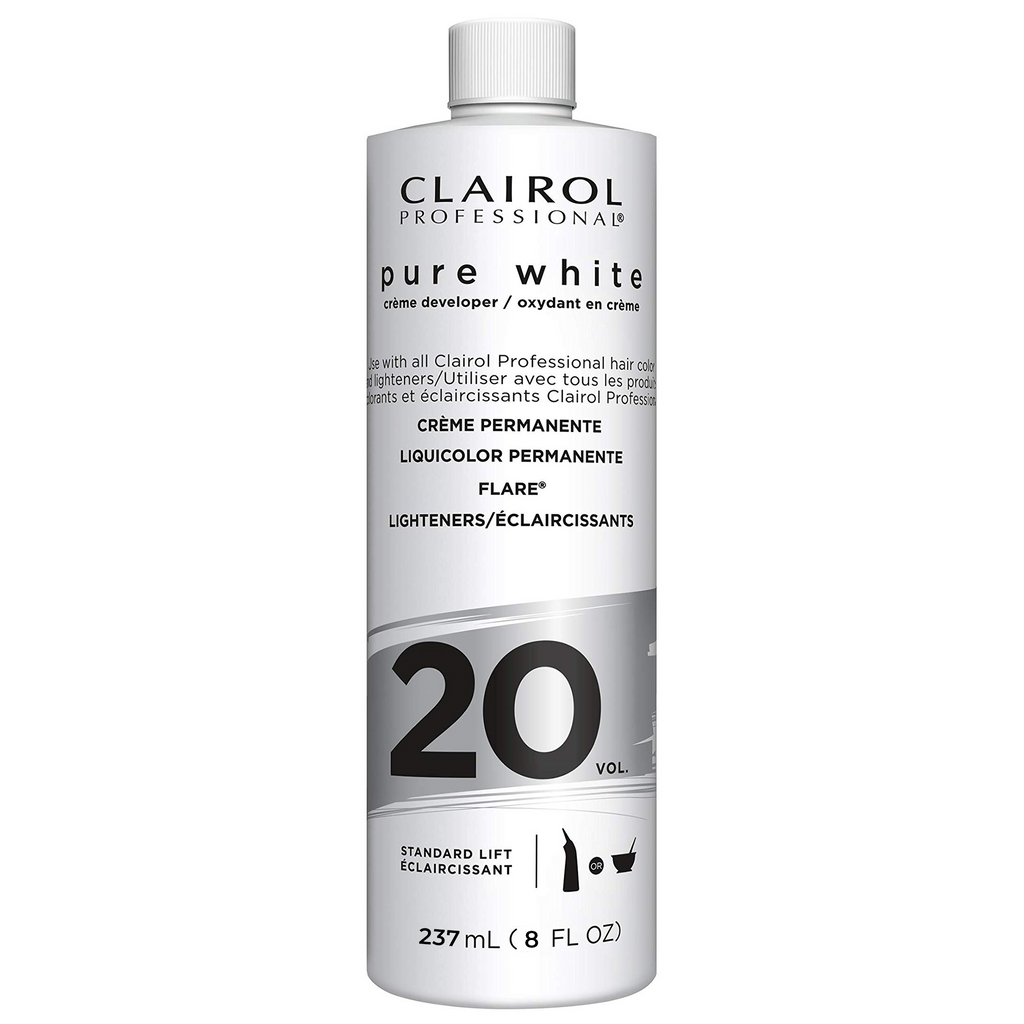 Clairol Professional Pure White Creme Developer 20 Volume 8 Oz