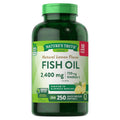 Nature’s Truth® Fish Oil 1200 mg Lemon Quick Release Gelcap SFG, 250 EA (2400 mg per serving)