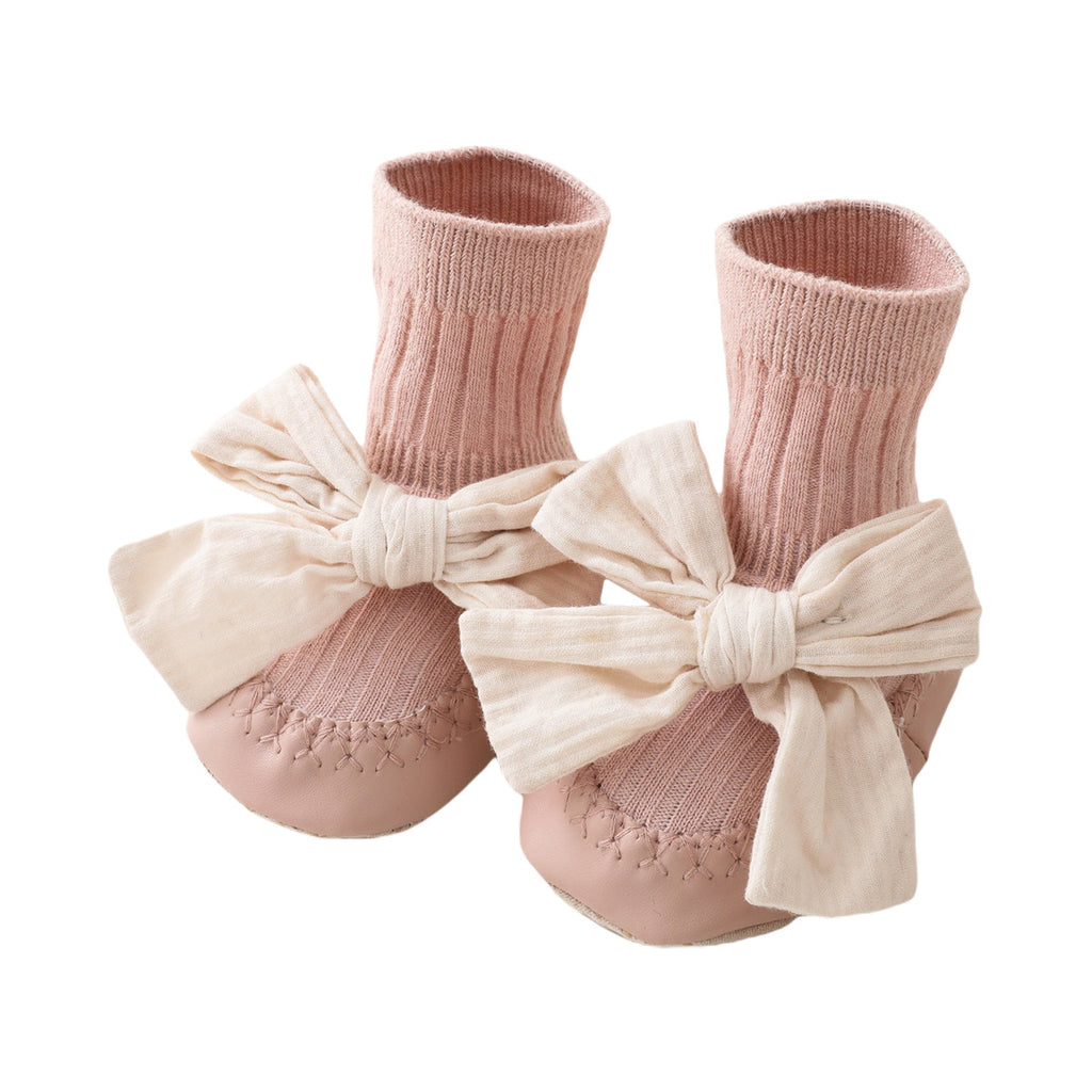 New Baby Floor Footwear Soft Bottom Cute Princess Baby Toddler Lace Footwear