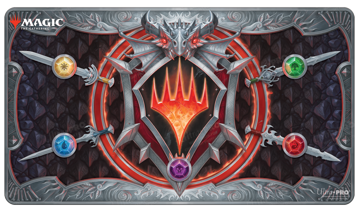 Ultra Pro Magic: The Gathering White Stitched Adventures Playmat