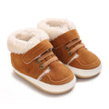 Solid-color Plush Warm Soft And Non-slip Rubber Shoes