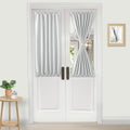 DWCN French Blackout Door Curtains, 1 Curtain Panel with Tieback