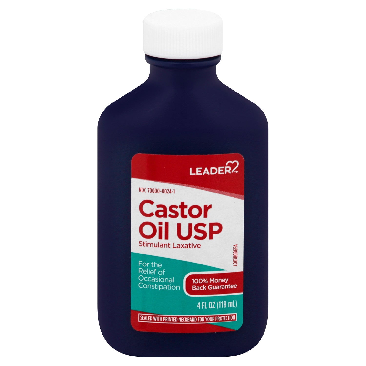 LEADER™ 100% Castor Oil, 4 oz