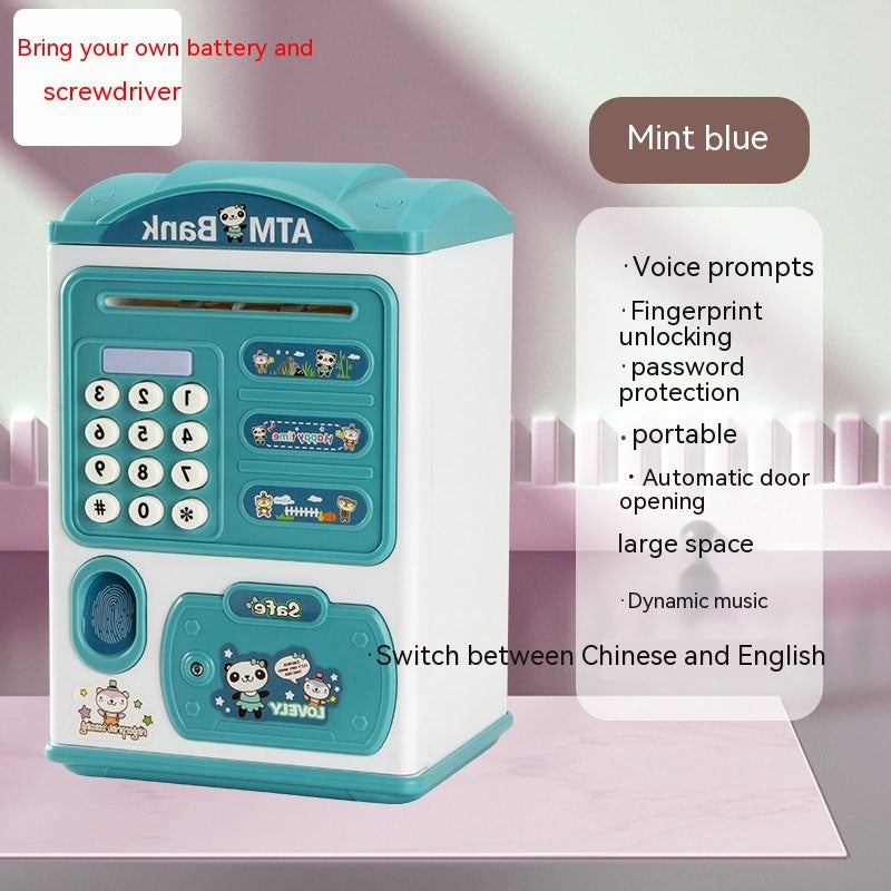 Children's Savings Bank Electric Sound And Light Fun Intelligent Automatic Money Changer