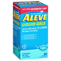 Aleve Pain Reliever & Fever Reducer, 220mg Liquid Gels, 80 Count with Easy Open Arthritis Cap
