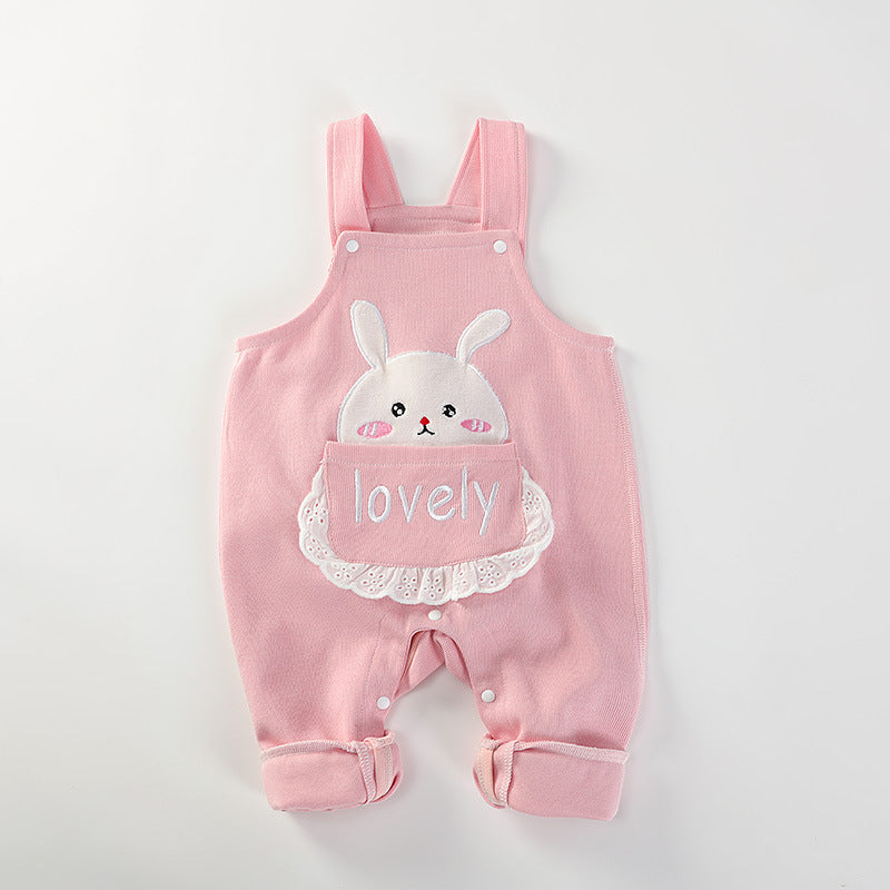 Girls' Loose High Stretch Jumpsuit