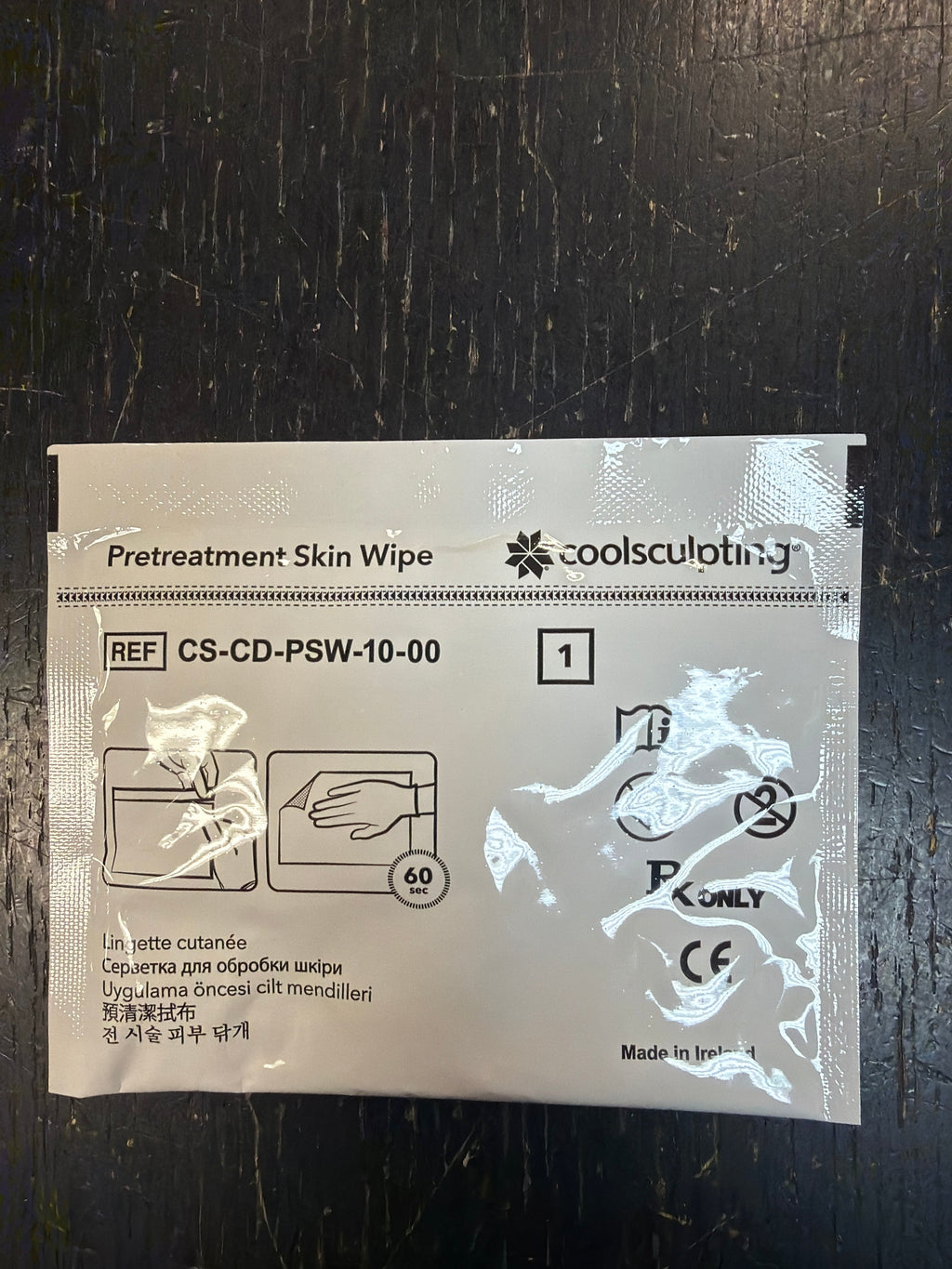 CoolSculpting Pretreatment Skin Wipe CS-CD-PSW-10-00 – Single Packet