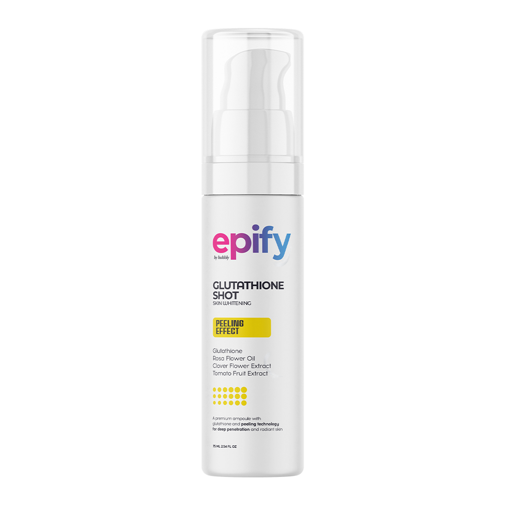 Epify Glutathione Shot, Exfoliating Treatment for Face and Body, Deep Skin Renewal with Glutathione &amp; Arbutin, 2.54 Fl Oz