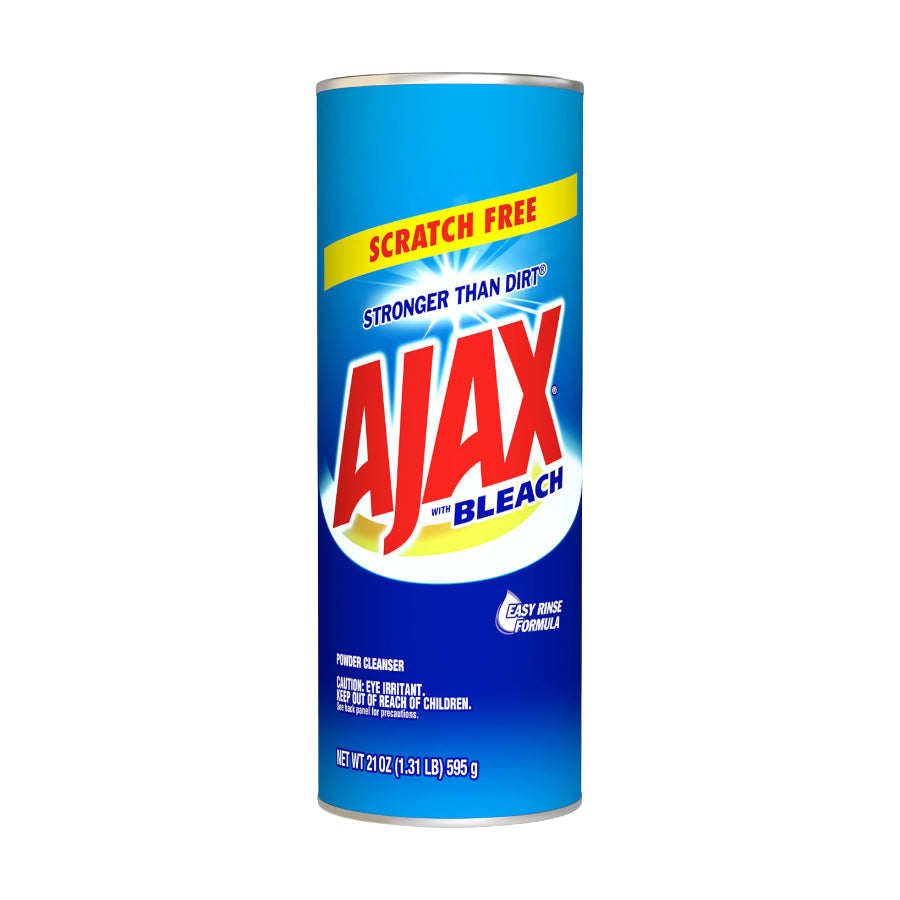 Ajax 61034403 Powder Cleanser, 21 Oz, Solid, Bleach, White