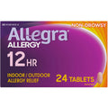 Allegra Adult Non-Drowsy Allergy Relief, 12 Hour (60mg), 24 Tablets