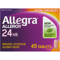 Allegra® Allergy Relief 180 mg 24-Hour Non-Drowsy Tablet, 45 EA