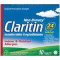 Claritin 24-Hour Non-Drowsy Allergy Relief Tablets - 10 ct