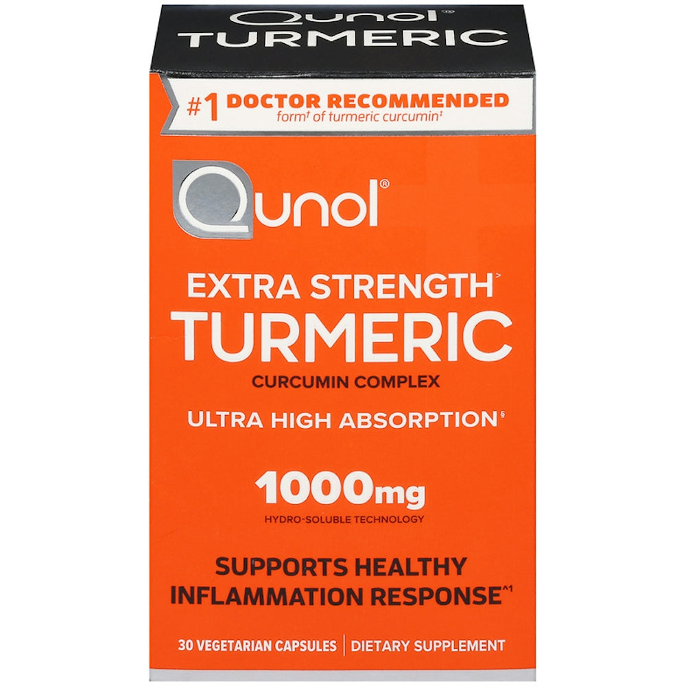 Qunol Turmeric, Extra Strength, 1000 Mg, Vegetarian Capsules
