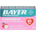 Bayer Aspirin 81mg Chewable Tablets – Cherry Flavor, 36 ct