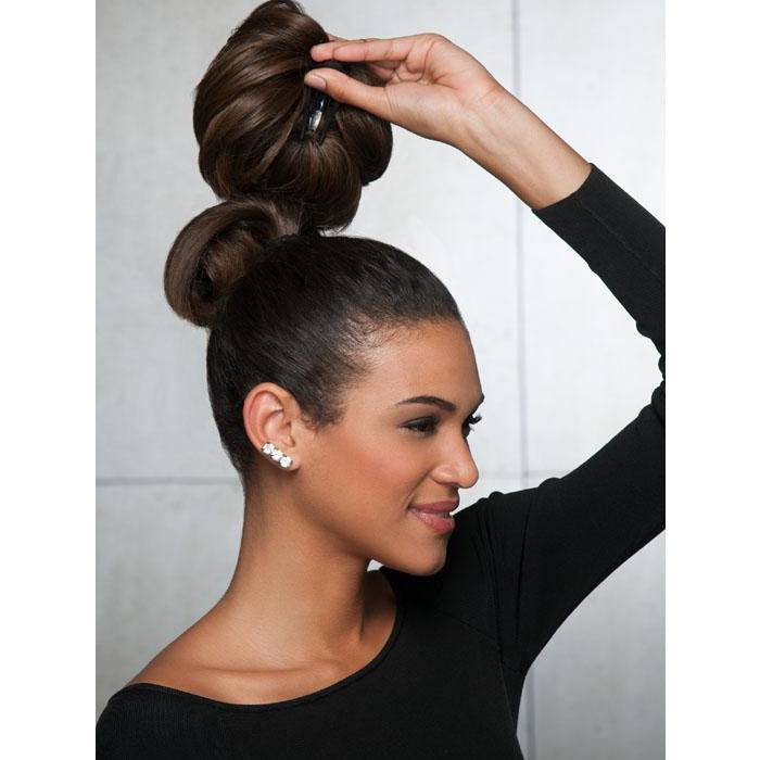 Hairdo Glamour Chignon Bun Hairpiece, R6 Dark Chocolate