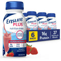 Ensure Plus Nutrition Shake Strawberry 6x8 Fl Oz