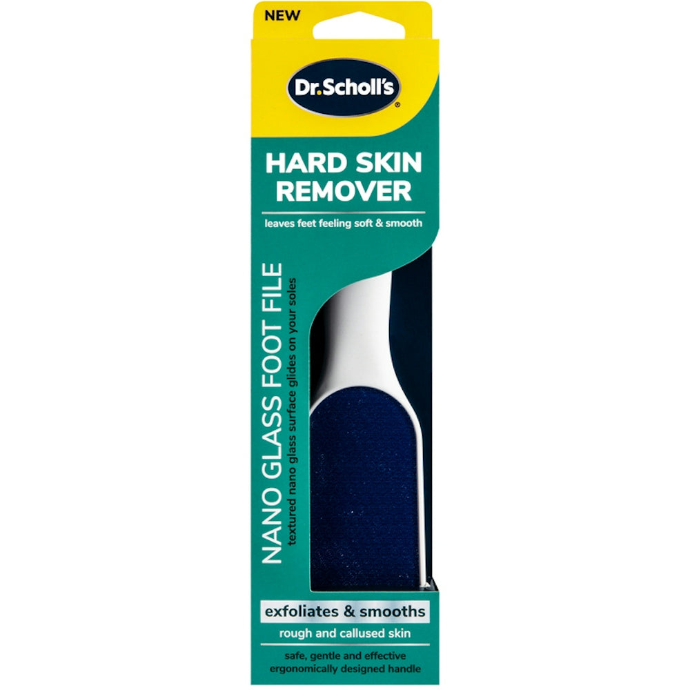 Dr. Scholl's  Nano Glass Foot File  Hard Skin Remover 1Ea