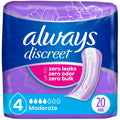 Always Discreet Bladder Protection Incontinence Pads For Women, Regular Length, Moderate Absorbency