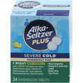 Alka-Seltzer™ Cold + Congestion Nighttime Lemon Effervescent Tablet, 24 EA