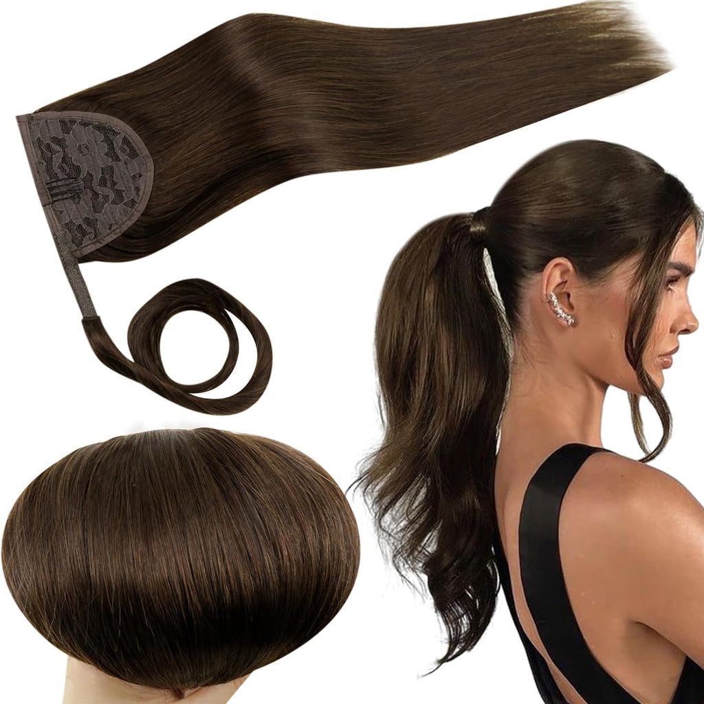 VIP Ponytail Silky 18" 100% Human Hair Extension