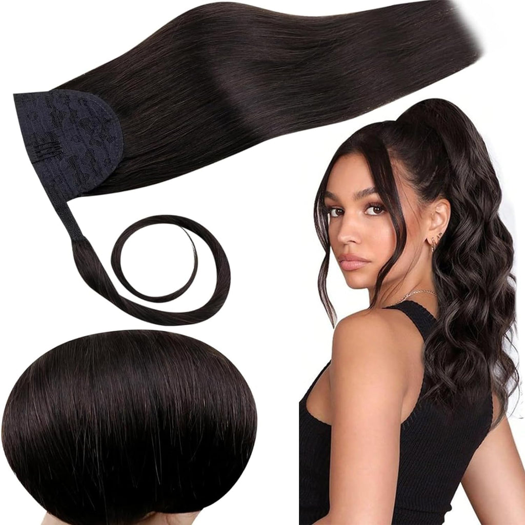 VIP Ponytail Silky 18" 100% Human Hair Extension