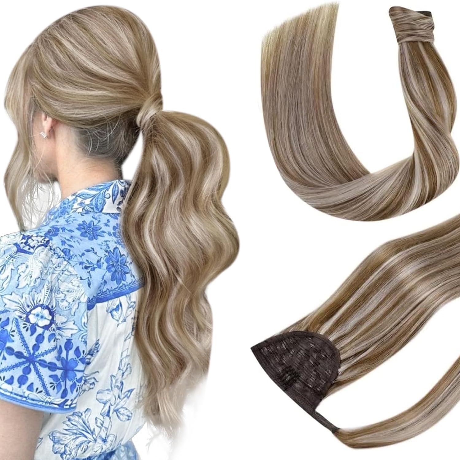 VIP Ponytail Silky 24" (100 Grams) 100% Human Hair Extension