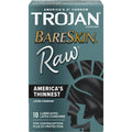 Trojan Bareskin Raw Lubricated Latex Condoms