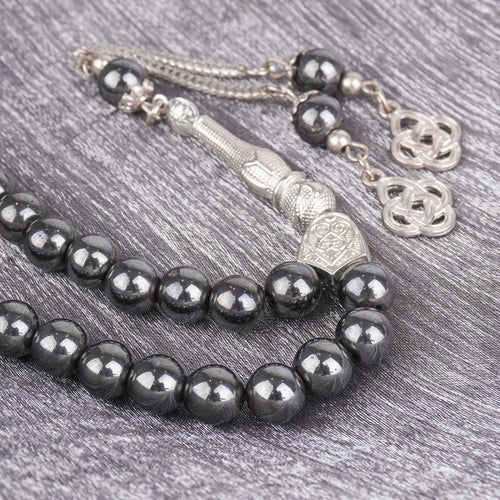 33 Bead Black Obsidian Tasbeeh(MR085)