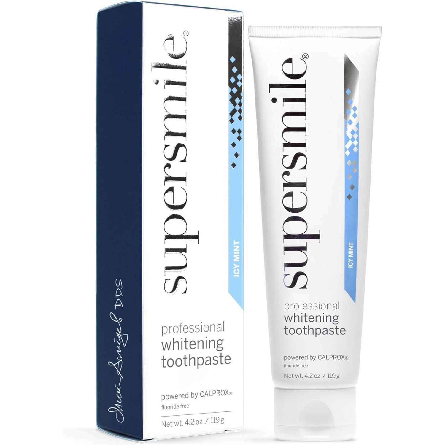Supersmile ICY Mint Fluoride-Free 4.2 Oz