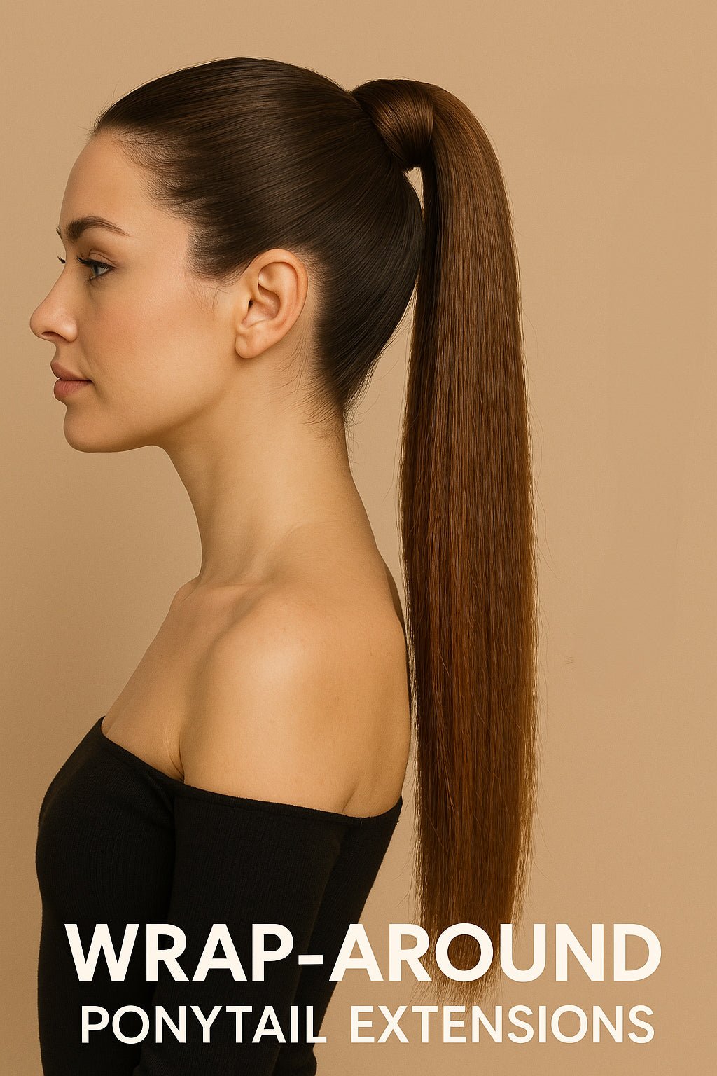 VIP Ponytail Silky 18" 100% Human Hair Extension
