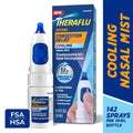 Theraflu Severe Congestion Relief Nasal Mist, Cooling Menthol, 12 Hour Relief, 0.34 fl oz