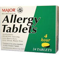 Major Allergy Relief - Chlorpheniramine Maleate 4 mg, 24 Tablets