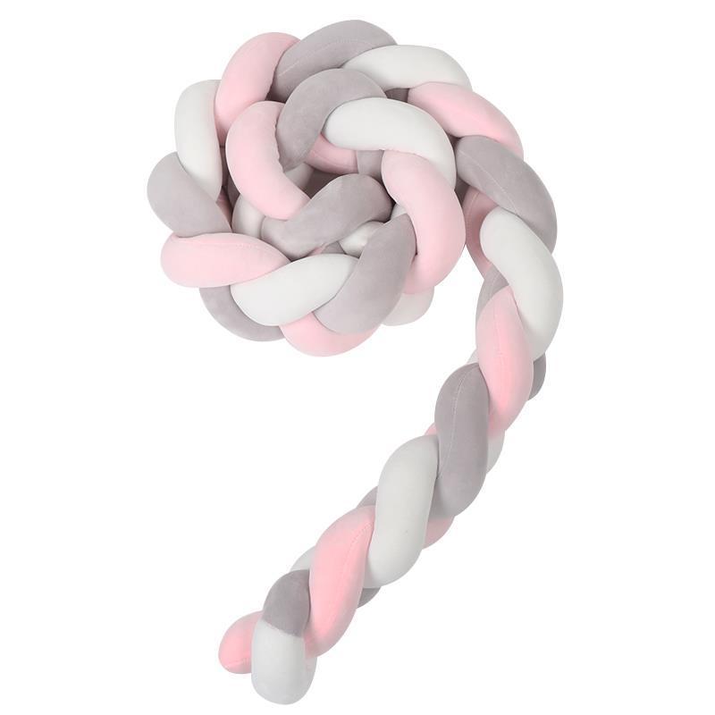 Knotted Long Pillow Three-strand Twist Spandex Bed Fence Baby