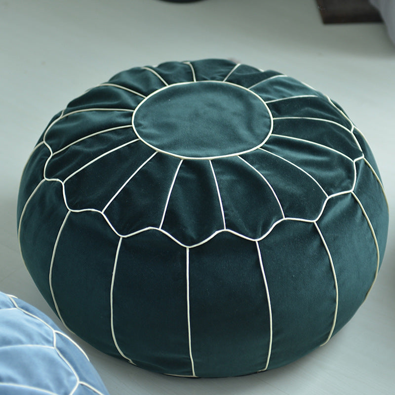 Candy Color Velvet Cute Puff Beanie Sofa