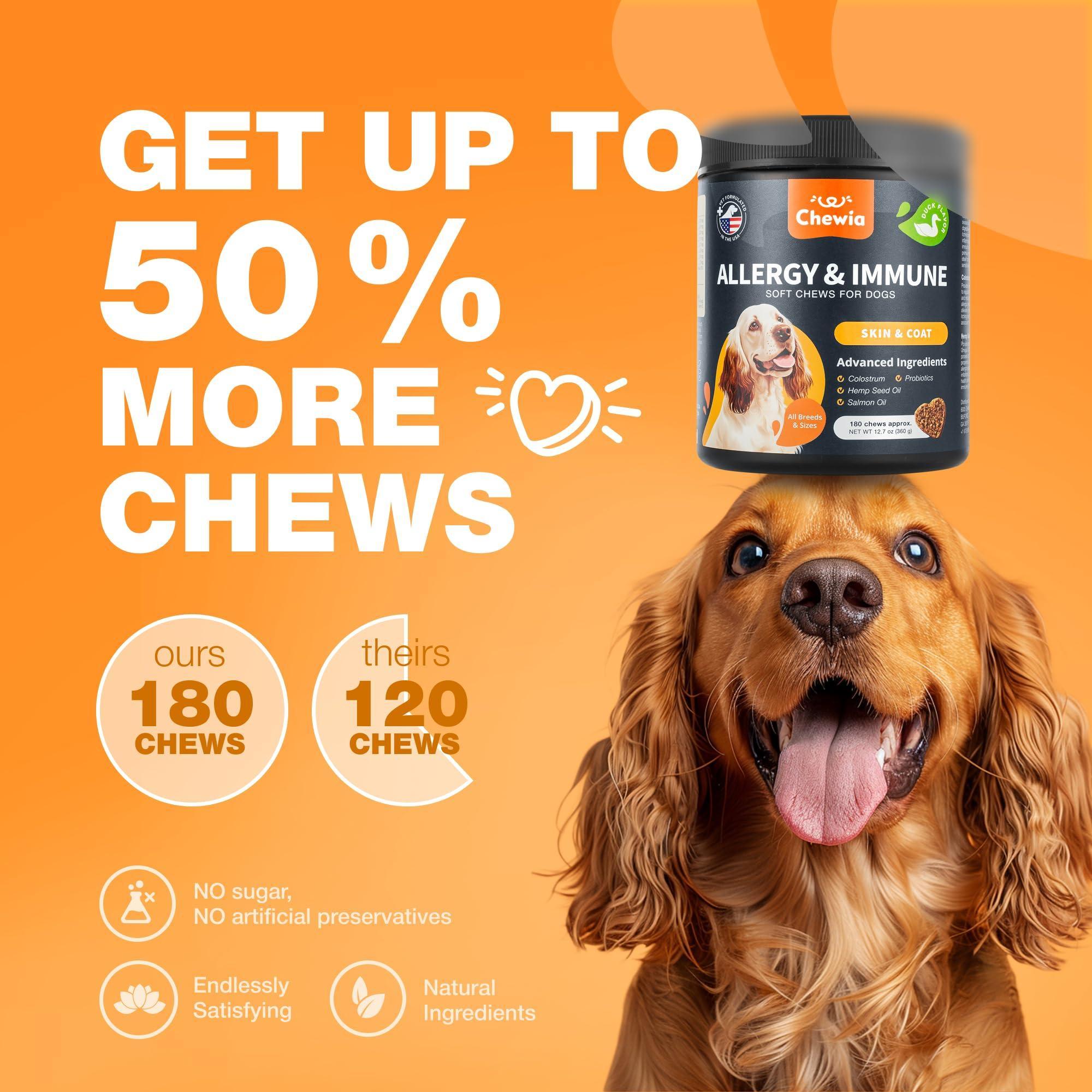 Dog Allergy Relief Chews Itch Relief Anti-Itch