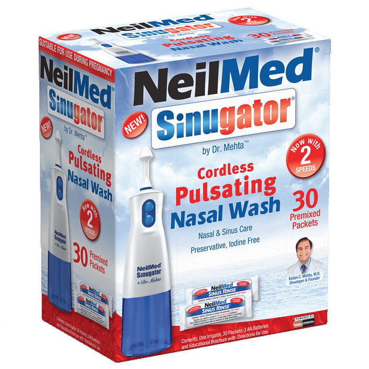 NeilMed Nasogel Nasal Drip Free Gel Spray For Dry Noses - 30 Ml